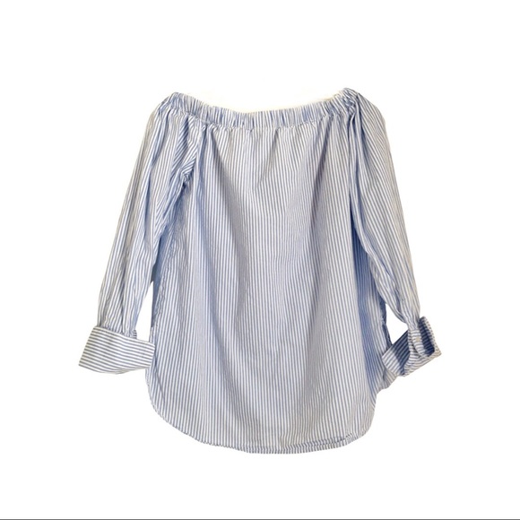 Japna Embroidered Floral Off The Shoulder Button Up Top E6 - Picture 4 of 6